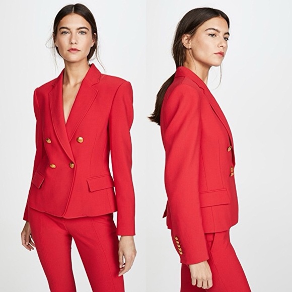 A.L.C. Jackets & Blazers - A.L.C. Henderick Double Breasted Red Blazer Sz 4